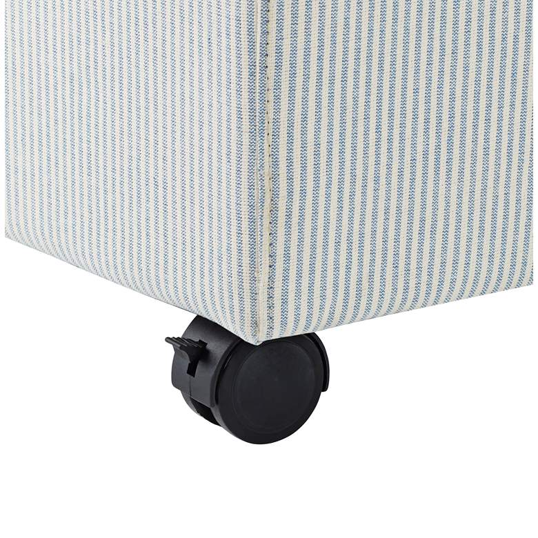 Image 5 Viewpoint Light Gray Fold-Out Sleeper Ottoman more views
