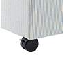 Viewpoint Light Gray Fold-Out Sleeper Ottoman in scene