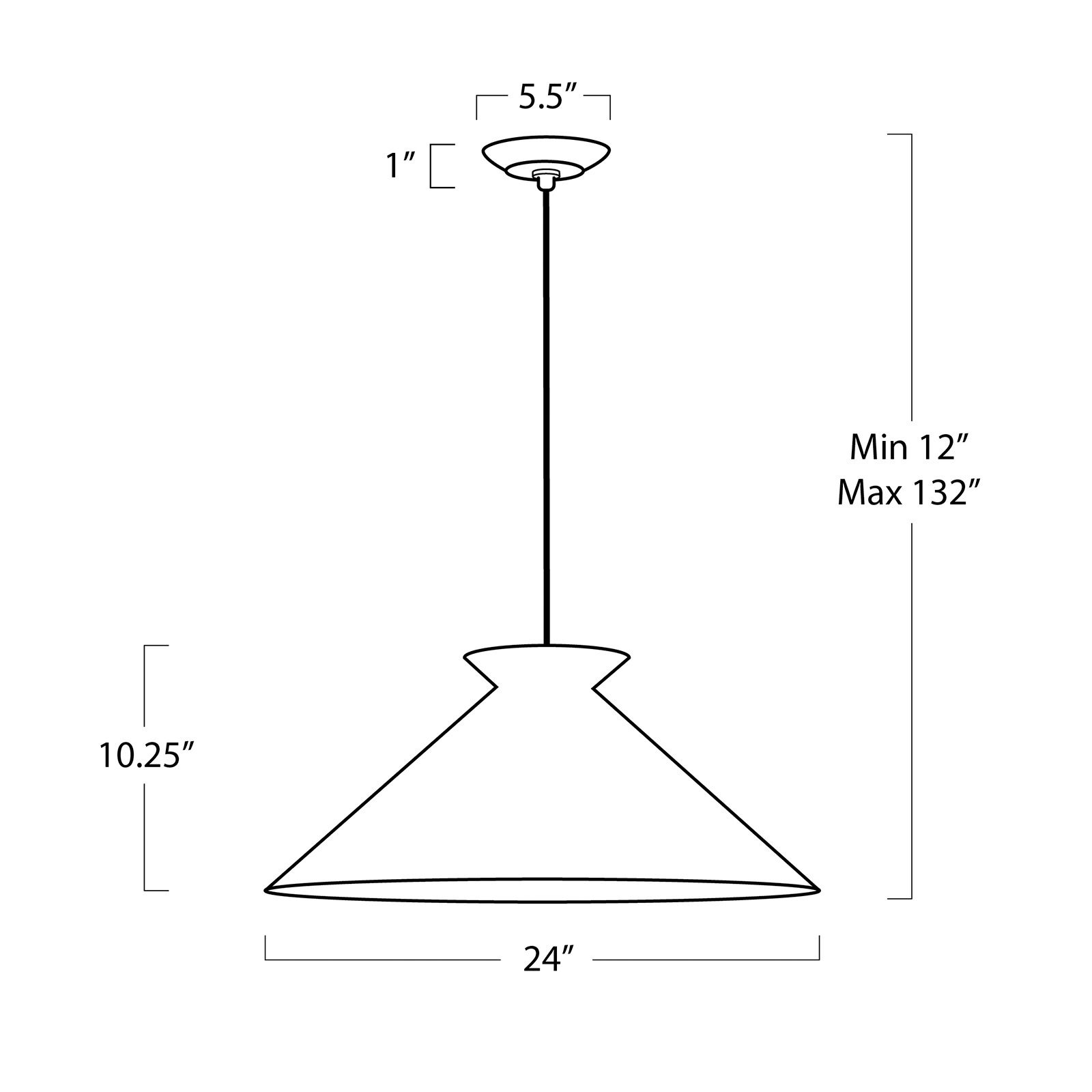 Image 6 Viggo Pendant Large (White and Gold) more views