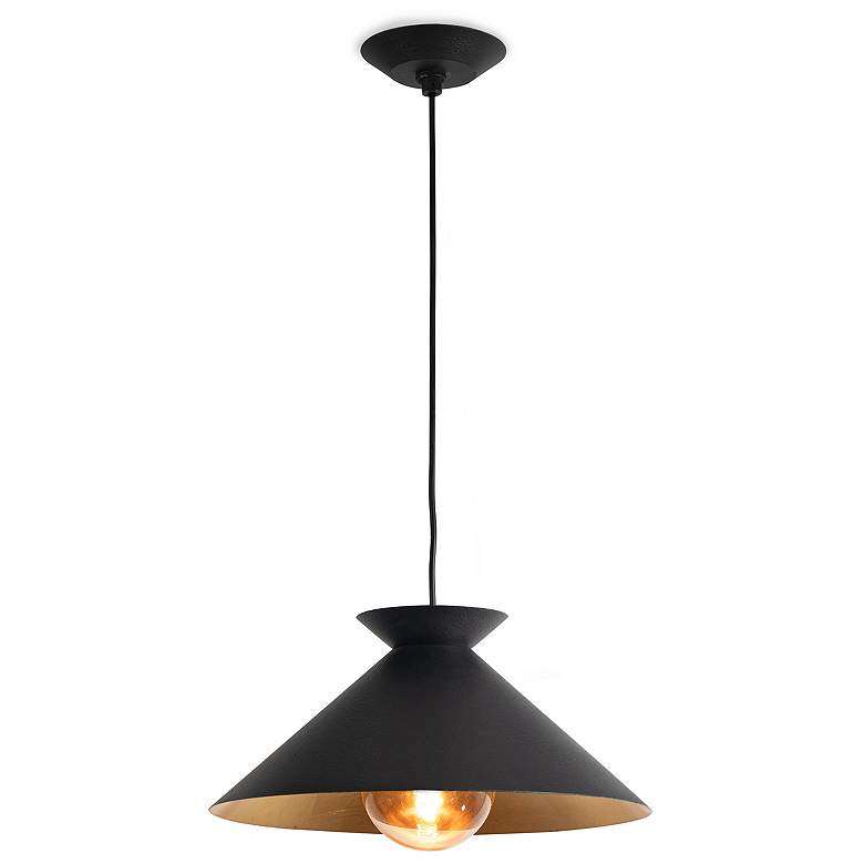 Image 1 Viggo Pendant Small (Black and Gold)