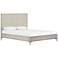 Viggo Vintage White Oak Bed