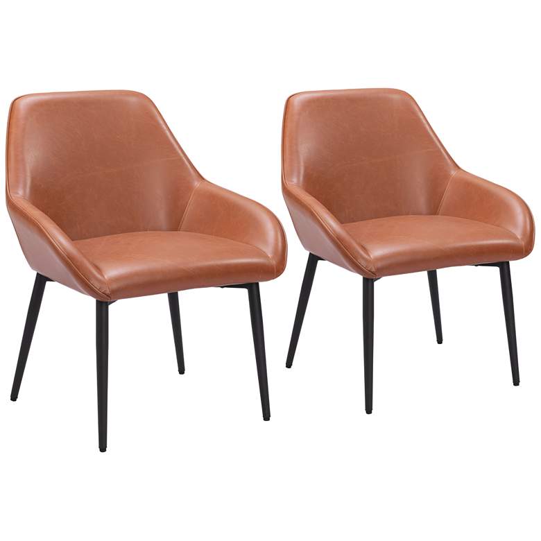 Image 1 Vila Dining Chair (Set of 2) Brown