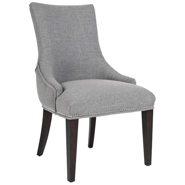 Image 1 Villa Avenue Smoke Fabric Dining Chair