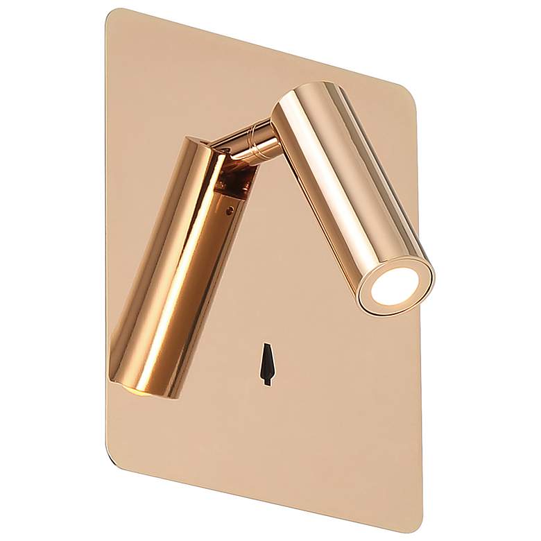 Image 4 Villa Gold Adjustable LED Reading Light Wall Lamp more views