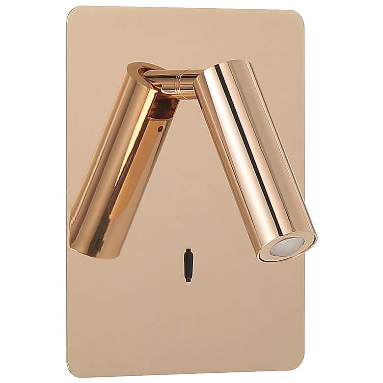 Image 6 Villa Gold Adjustable LED Reading Light Wall Lamp more views