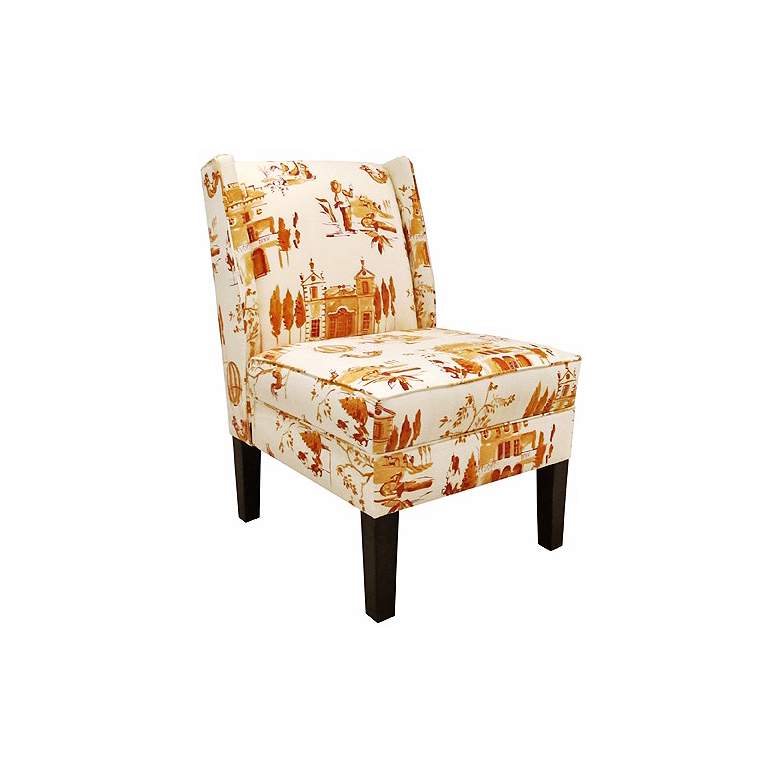 Image 1 Villa Tangerine Wingback Chair