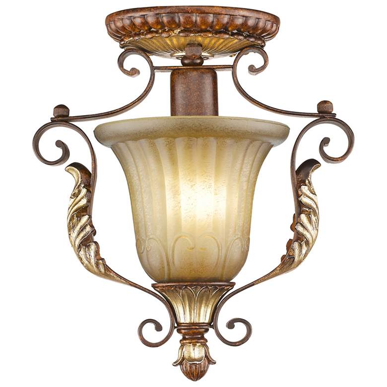Image 1 Villa Verona 1 Light Verona Bronze Ceiling Mount