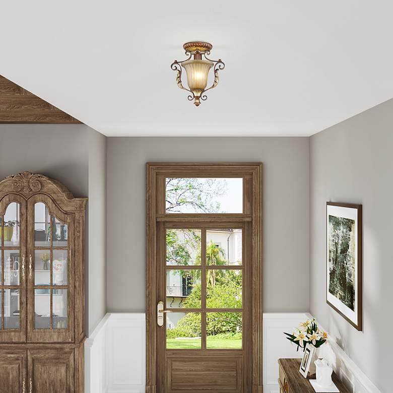 Image 7 Villa Verona 1 Light Verona Bronze Ceiling Mount more views