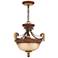 Villa Verona 2 Light Verona Bronze Convertible Pendant
