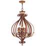 2_Villa Verona 23 1/2" Wide Verona Bronze 6-Light Chandelier