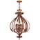 Villa Verona 23 1/2" Wide Verona Bronze 6-Light Chandelier