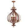 3_Villa Verona 23 1/2" Wide Verona Bronze 6-Light Chandelier more views