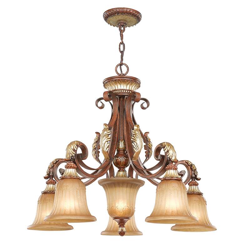 Image 6 Villa Verona 27" Wide Verona Bronze 6-Light Chandelier more views