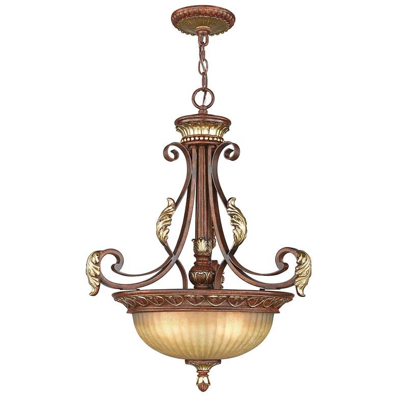 Image 1 Villa Verona 3 Light Verona Bronze Pendant