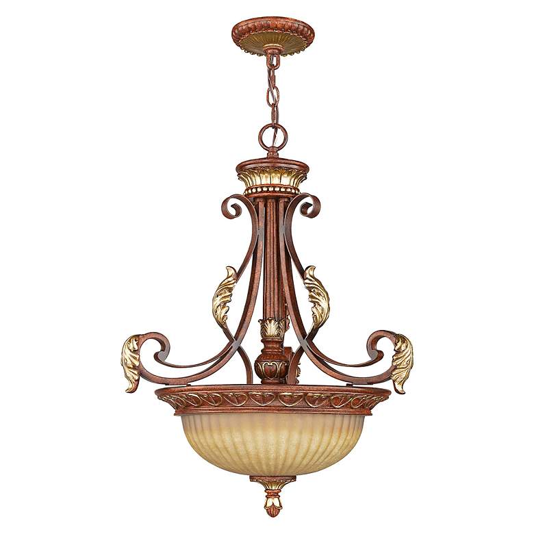 Image 4 Villa Verona 3 Light Verona Bronze Pendant more views