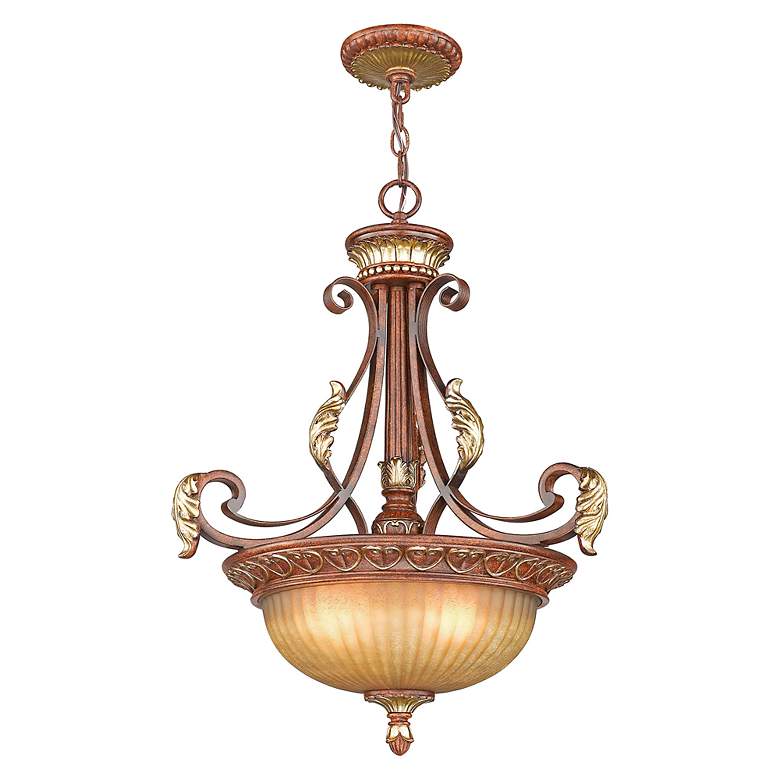 Image 5 Villa Verona 3 Light Verona Bronze Pendant more views