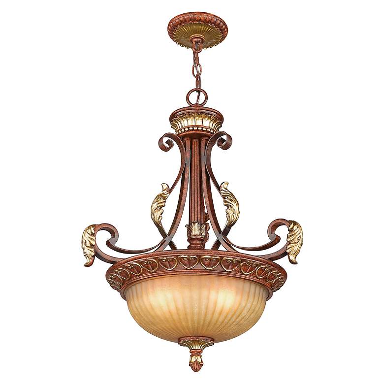 Image 6 Villa Verona 3 Light Verona Bronze Pendant more views