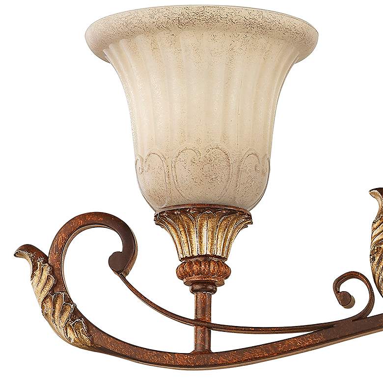 Image 2 Villa Verona 30" Wide Bronze 3-Light Bath Light more views