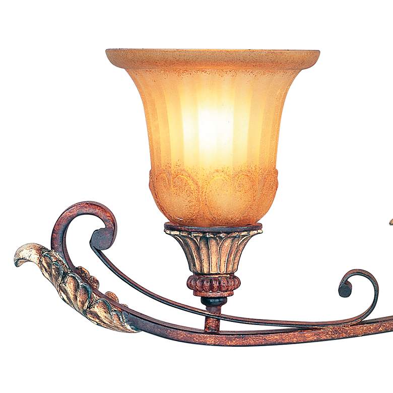 Image 2 Villa Verona 39 1/2" Wide Bronze 4-Light Bath Light more views