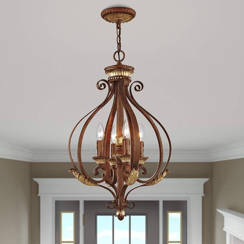 Image 1 Villa Verona 4 Light Verona Bronze Foyer