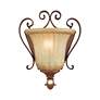 4_Villa Verona 9 1/2" High Verona Bronze Art Glass Wall Sconce more views