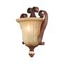 7_Villa Verona 9 1/2" High Verona Bronze Art Glass Wall Sconce more views