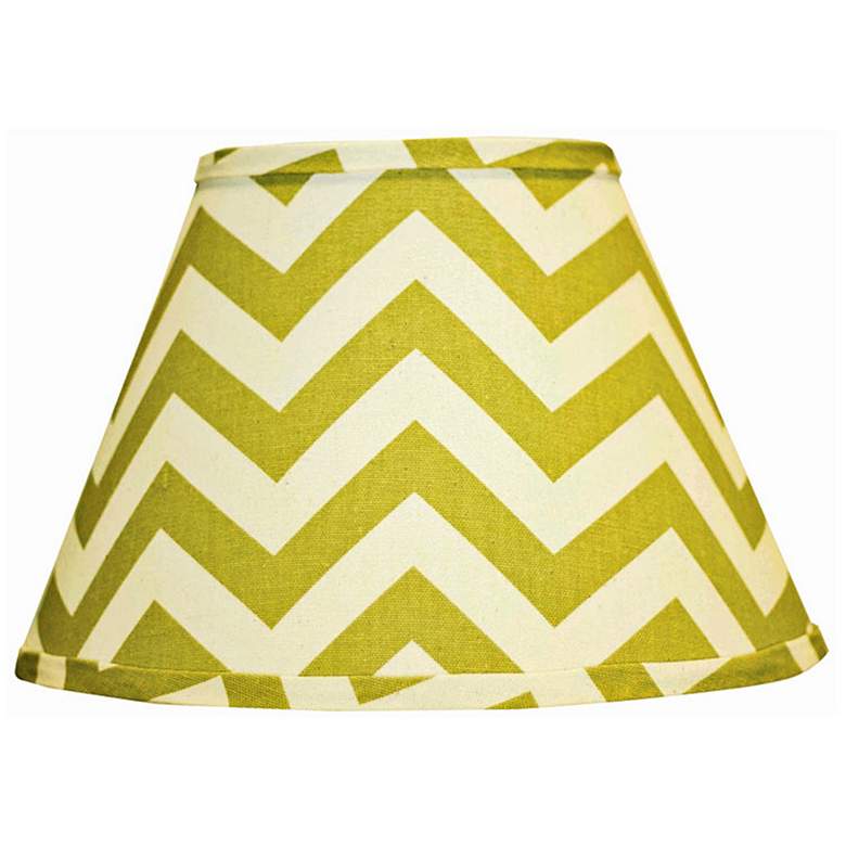 Image 1 Village Green Chevron Empire Lamp Shade 6x12x8 (Spider)