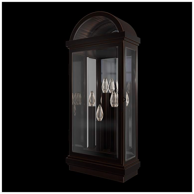 Image 2 Villenova 29"H x 12"W 4-Light Outdoor Wall Light in Oil Rubbed Bronze more views