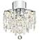 Villette 12" Wide Chrome Flushmount LED Ceiling Light