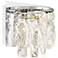 Villette 6 3/4" High Chrome and Crystal LED Wall Sconce