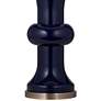 Vince Navy Blue Glass Table Lamp