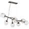 Vine Pendant - Iron Finish - Clear Simon Pearce Glass - Standard Height