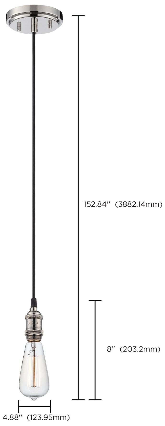 Image 2 Vintage; 1 Light; Pendant; Vintage Lamp Included more views