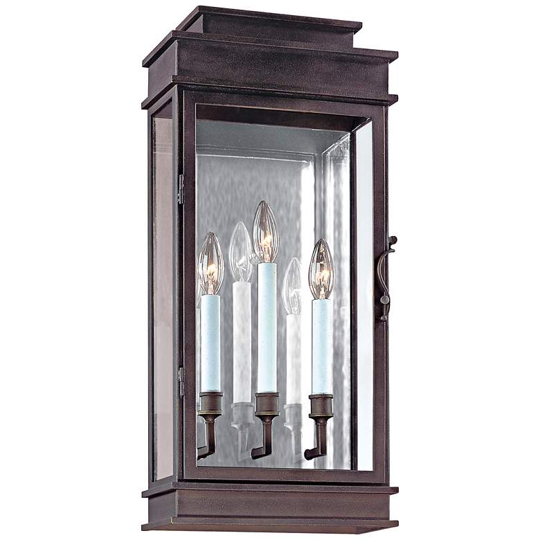 Image 1 Vintage 24" High Vintage Bronze Outdoor Wall Light