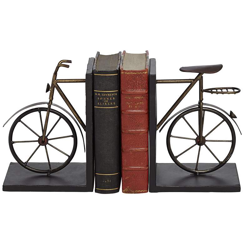 Image 3 Vintage Bicycle Bookends Set more views