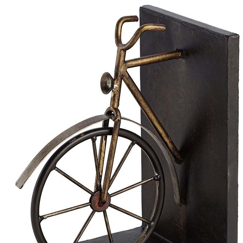 Image 4 Vintage Bicycle Bookends Set more views