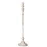 Vintage Chic Antique White Traditional Floor Lamp Base in scene