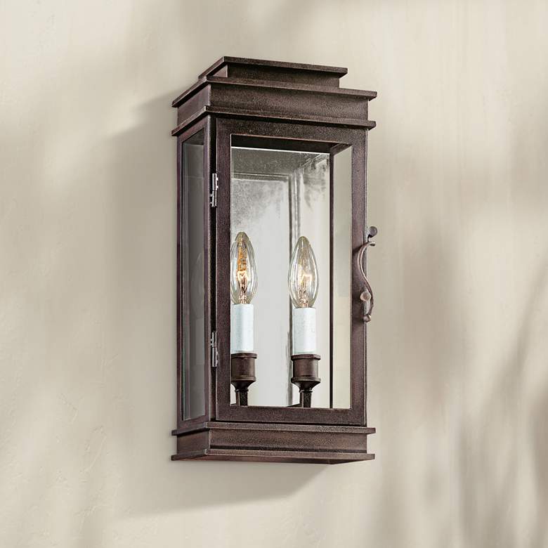 Image 1 Vintage Collection 16" High Bronze Outdoor Wall Light