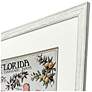 3_Vintage Florida Map 35"W x 47"H Framed Art more views