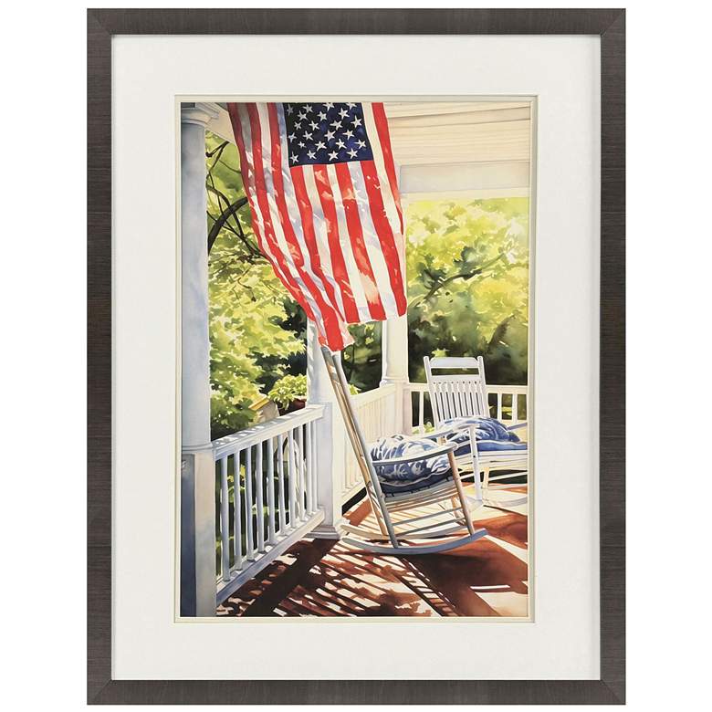 Image 1 Vintage Porch II 17"W x 17"H 24"W x 32"H Framed Wall Ar