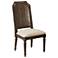 Vintage Salvage Mills Walnut Wood Dining Side Chair