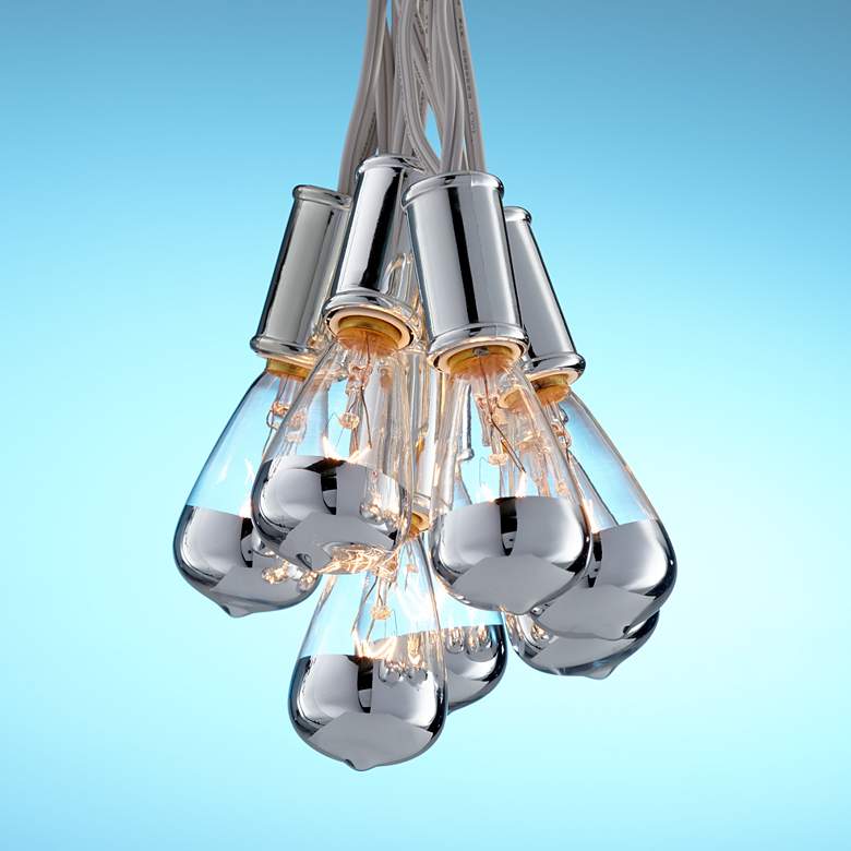 Image 1 Vintage Silver 15-Light Strand Indoor String Light Set