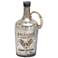 Vintage Style Metallic Silver 13" High Glass Bottle