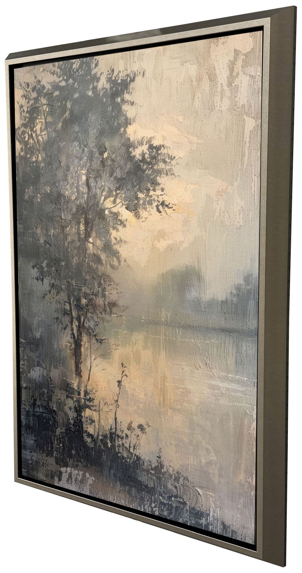 Image 2 Vintage Sunset 27"W x 39"H Transitional Canvas more views
