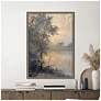 4_Vintage Sunset 27"W x 39"H Transitional Canvas more views
