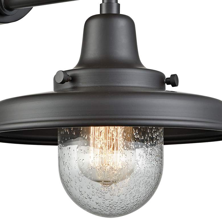 Image 2 Vinton Station 15" High Oil-Rubbed Bronze Outdoor Wall Light more views