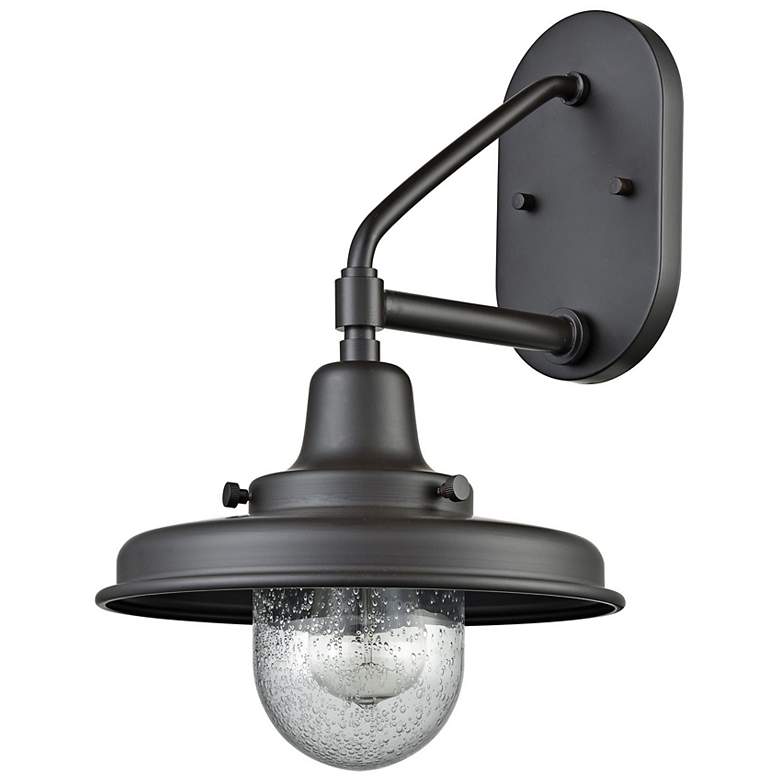 Image 6 Vinton Station 15" High Oil-Rubbed Bronze Outdoor Wall Light more views