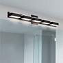 2_Viola 34" Wide Black Finish 5-Light LED Vanity Bath Light