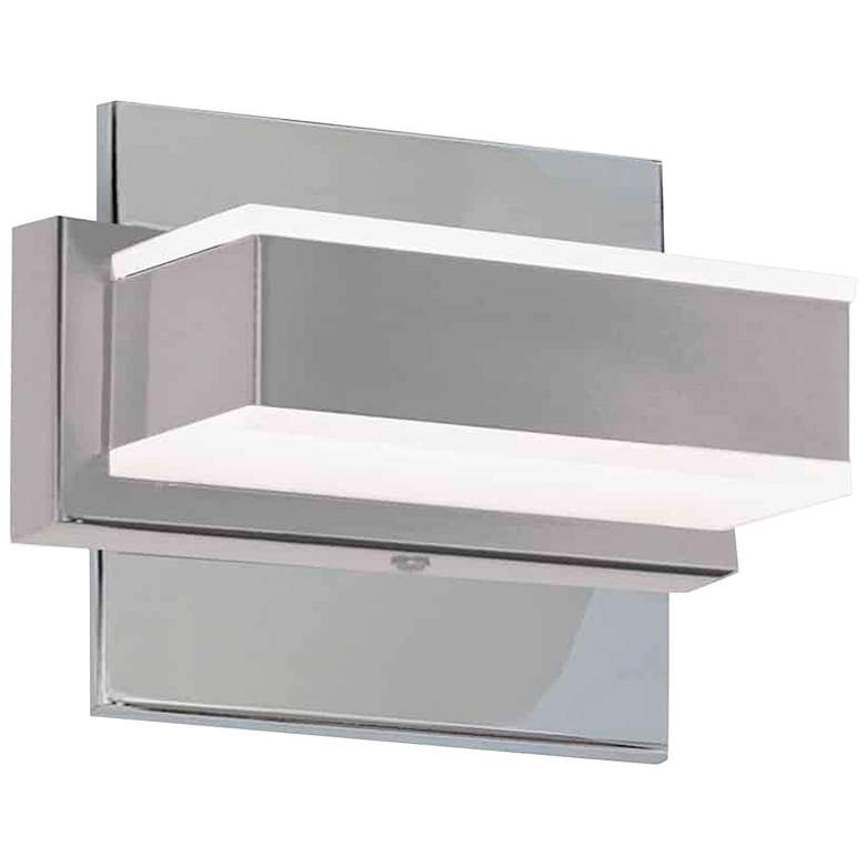 Image 2 Viola 4 3/4"H Electroplated Polished Chrome LED Wall Sconce
