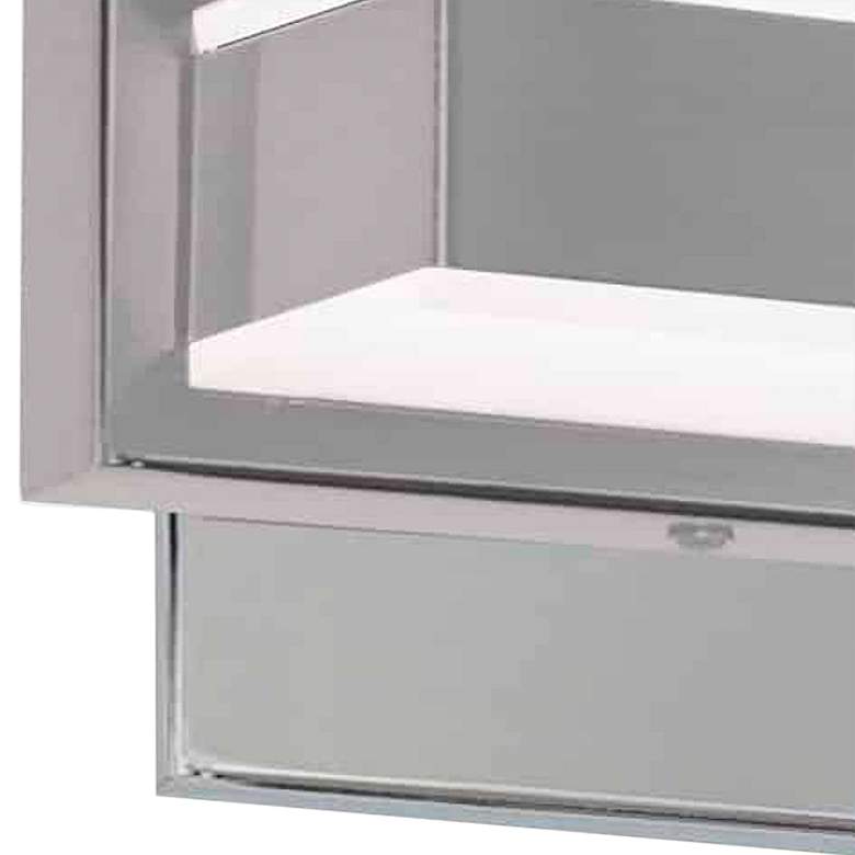 Image 3 Viola 4 3/4"H Electroplated Polished Chrome LED Wall Sconce more views